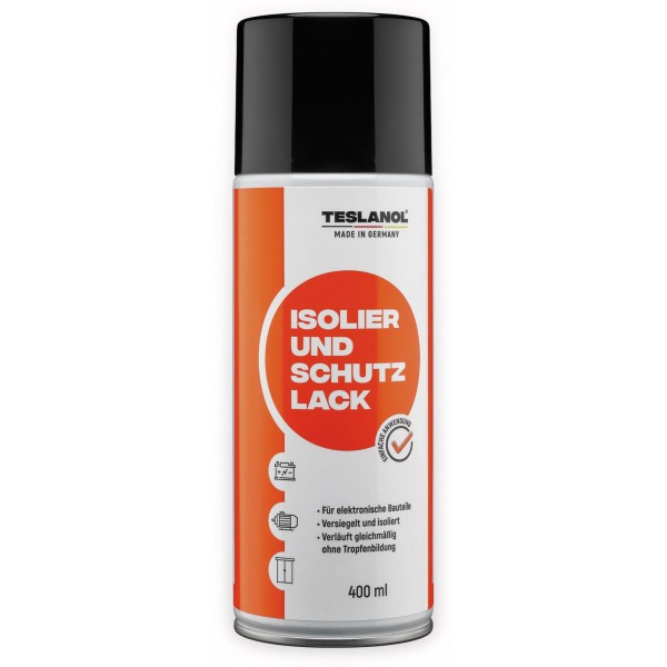 Vernis protecteur Teslanol - spray plastique 400 ml