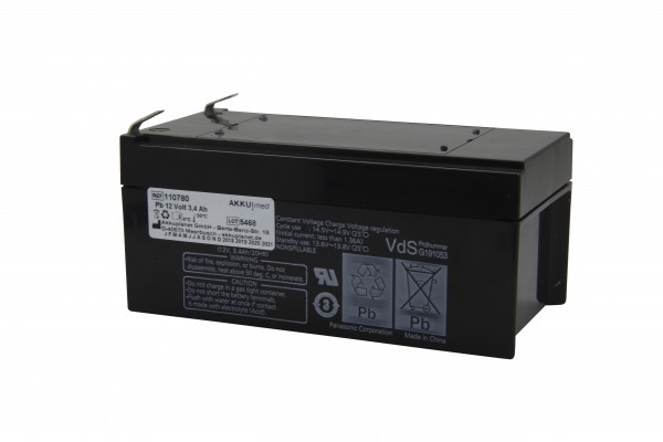 Batterie au plomb adaptable sur Dräger ventilateur Evita 4