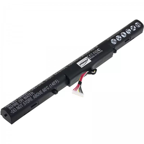 Batterie standard adaptée pour ordinateur portable Asus A450J, type A41-X550E etc. - 14,4V - 2200 mAh