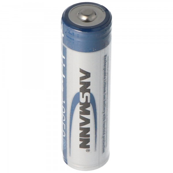 Ansmann Li-Ion batterie 18650 Batterie au lithium ionique 3.6 Volt 2600mAh, 9.36Wh, batterie protégée par un circuit de sécurité