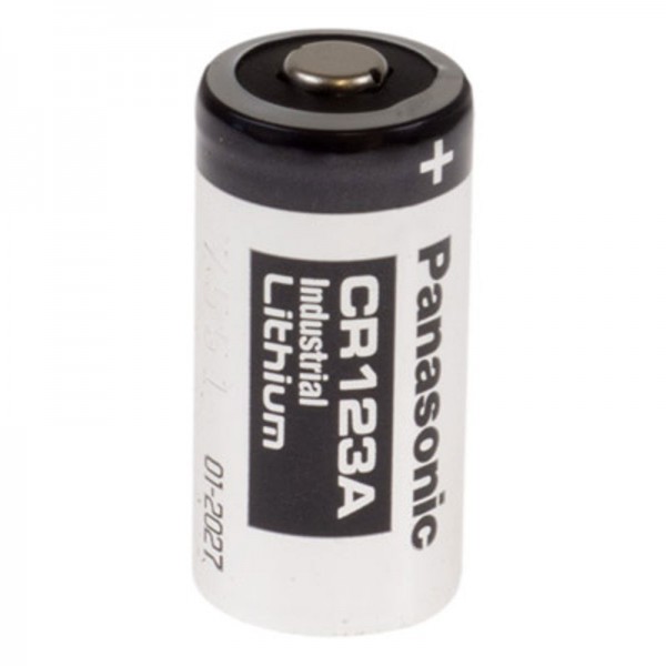 Batterie photo Panasonic CR-123PE / BN 400 pièces CR123A Lithium 3 Volt 1400mAh, peut être stockée jusqu'à 10 ans