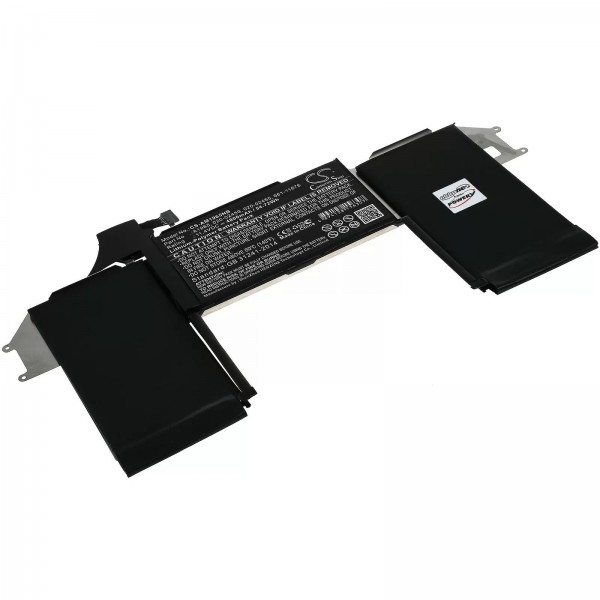 Batterie adaptée pour ordinateur portable Apple MacBook Air 13 A1932 (2019), MacBook Air 13.3 (2020), type A1965 et autres - 11,4V - 4800 mAh