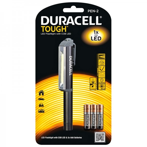Duracell Touch PEN-2 stylo LED, ultra-lumineux avec jusqu'à 190 lumens