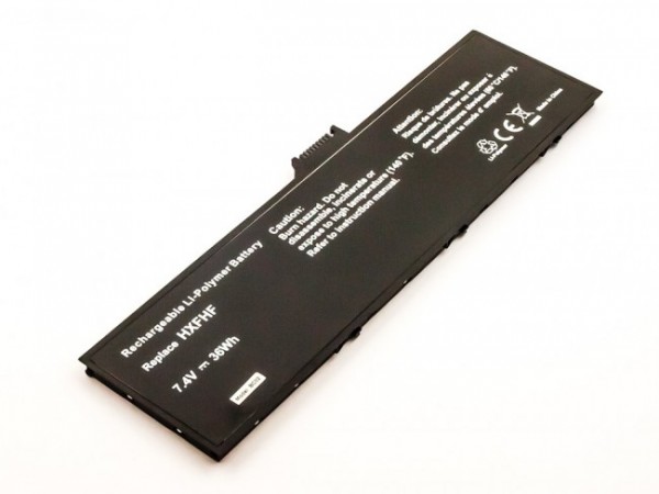 Batterie pour Dell Venue 11 Pro 7130, Li-Polymer, 7,4V, 4850mAh, 35,9Wh