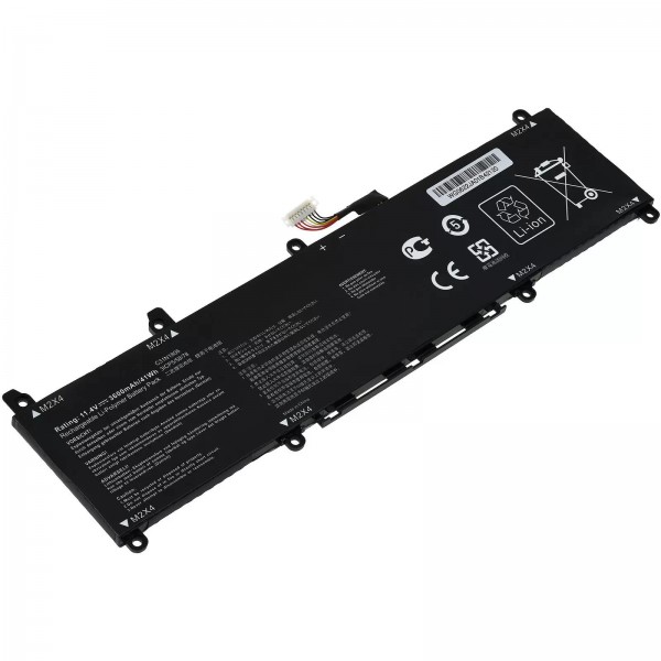 Batterie pour ordinateur portable Asus VivoBook S13 S330FA-EY138T / S13 S330FA-EY005T / Type C31N1806 - 11,55V - 3600 mAh