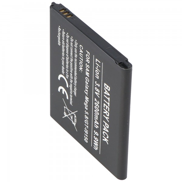 Batterie AccuCell pour Samsung Galaxy Mega 5.8, Galaxy GT-I9150