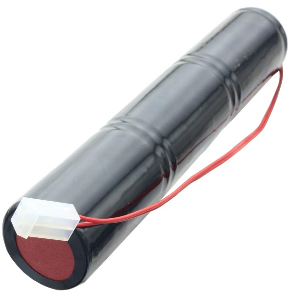 Batterie lumière de secours NiCd 3,6V 4500mAh L1x3 Mono D avec câble unilatéral 200mm et prise CGM2 remplace la batterie 3,6V