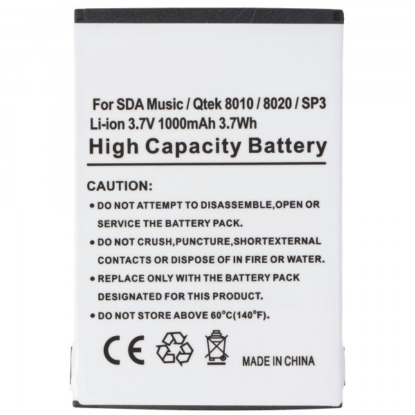 AccuCell batterie adaptée pour Dopod 565, ST26
