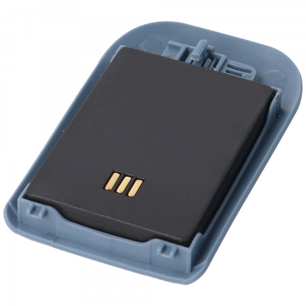 Batterie adaptée pour AVAYA 3720 DECT avec cache arrière en bleu-gris