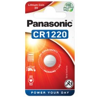 Pile au lithium Panasonic CR1220 adaptée au bleu Piles compactes pour le mécanisme de verrouillage Winkhaus
