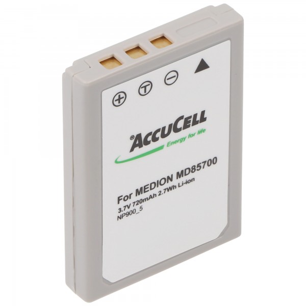 Batterie AccuCell adaptable sur Konica Minolta NP-900, 02491-0015-00