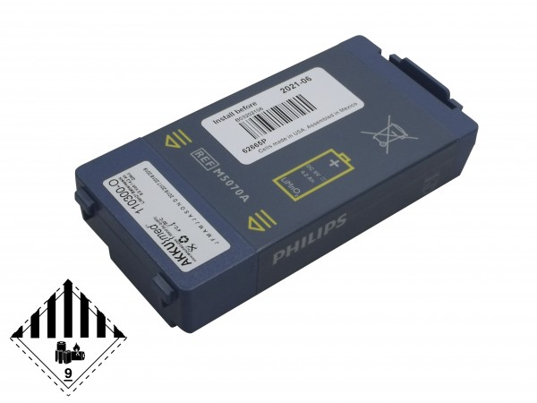 Batterie au lithium originale M5070A Philips Heartstart HS1, FRx