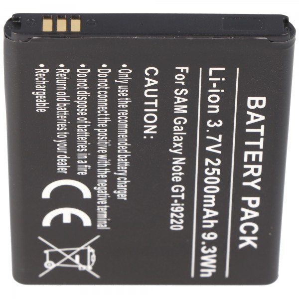 Batterie pour Samsung Galaxy Note, GT-i9220, GT-N7000, EB6152