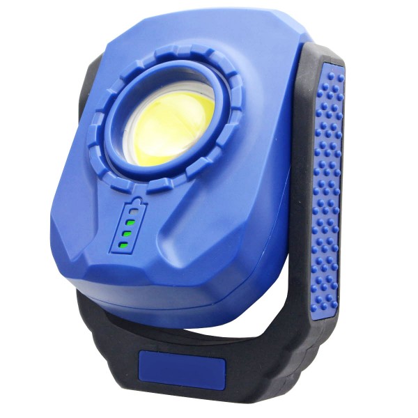 La lampe de poche COB LED fonctionne jusqu'à 680 lumens, y compris la batterie et le câble de charge