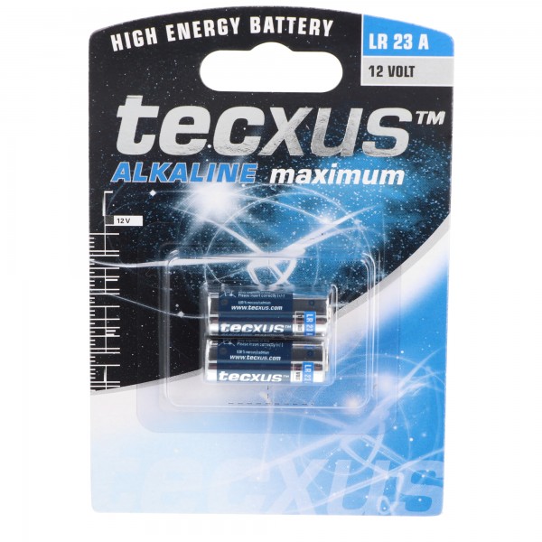 Tecxus LR23 - pile alcaline au manganèse (alcaline), 12 V
