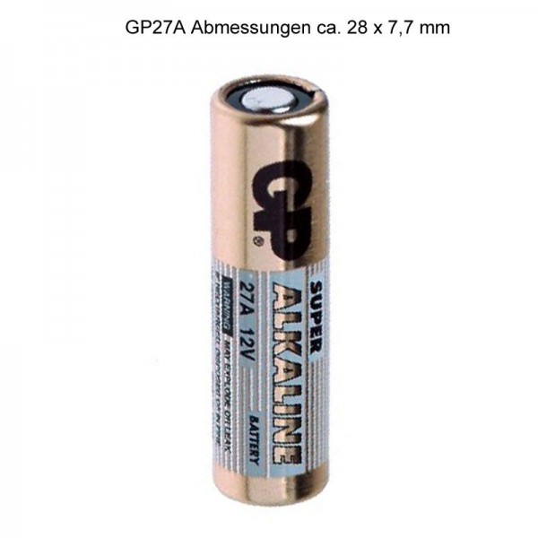 GP Batteries GP27A, Duracell MN27, pile alcaline de 12 volts