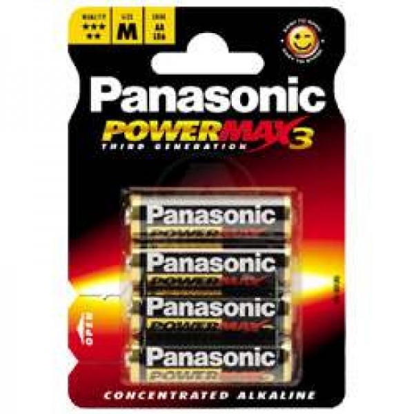 Panasonic PowerMax3 4 pack Mignon / AA