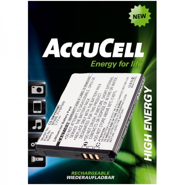 AccuCell batterie adaptéee pour Samsung MV900F batterie, Samsung BP-88B