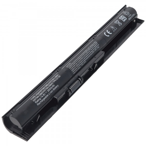 Batterie compatible pour HP ProBook 440 G2 Series VI04, Li-ion, 14.8V, 2600mAh, 38.5Wh, noir
