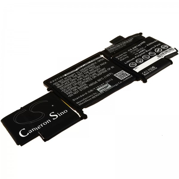Batterie pour ordinateur portable Apple MacBook Pro Core i5 2.4 13&quot; / MacBook Pro Core i7 2.8 13&quot; / Type A1493 / A1502 - 11,34V - 6300 mAh