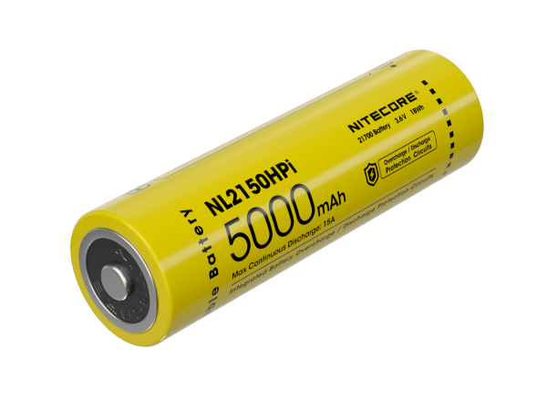Batterie Nitecore Li-Ion 21700, 5000mAh, NL2150HPi