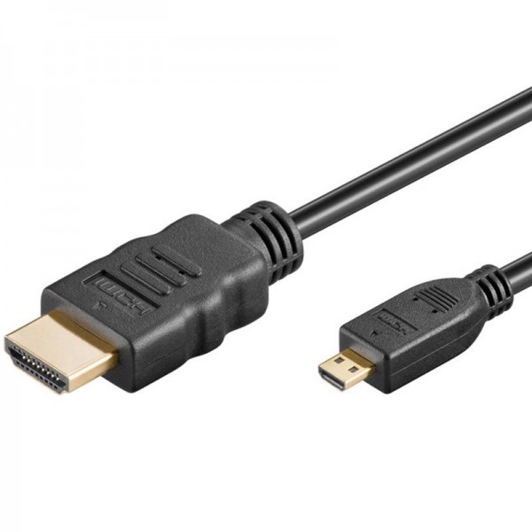 Adaptateur micro HDMI à HDMI haute vitesse HDMI ™ avec Ethernet 1,5 mètre HDMI