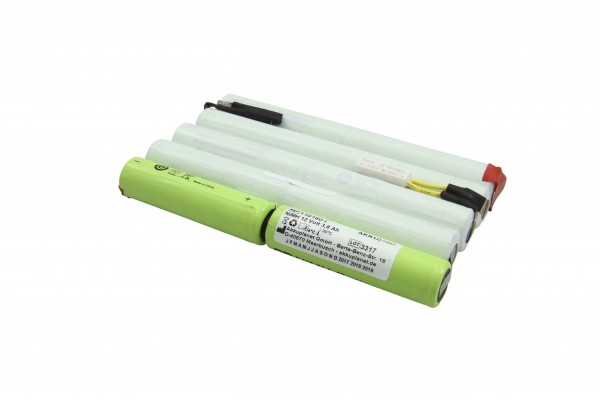 Batterie rechargeable NiMH adaptable sur Criticon Dinamap MPS 722X Type 633153 12 Volts 3,8 Ah