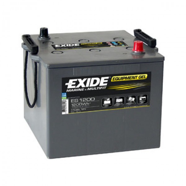 Exide Equipment Gel ES 1200 (G110) Batterie au plomb avec A-Pol 12V, 110000mAh