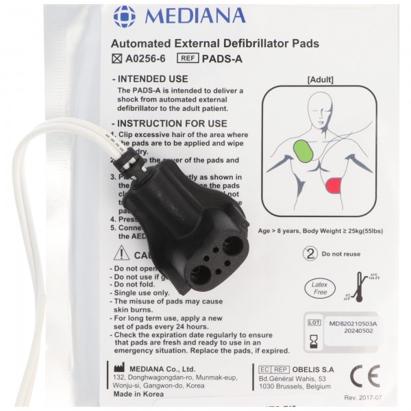 Pads d'électrode Defi d'origine Mediana A10