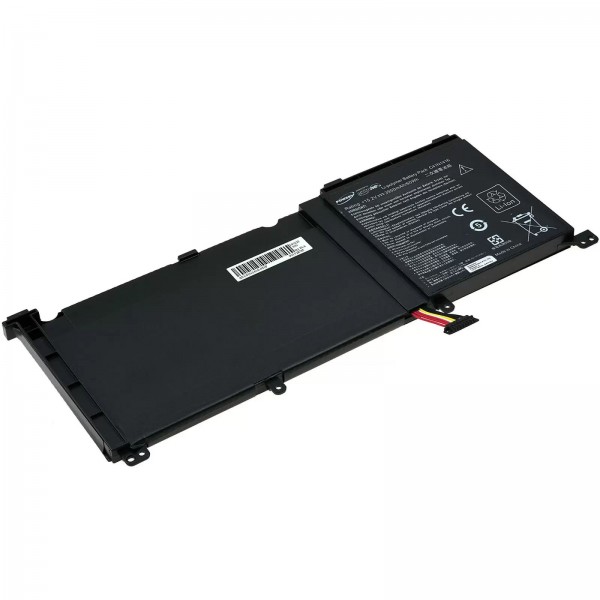 Batterie pour ordinateur portable Asus G501 / N501JW-1B / Type C41N1416 - 15.2V - 3700 mAh