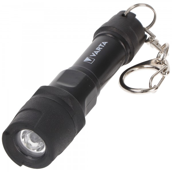 Lampe de poche LED Varta Indestructible, Key Chain Light 12lm, avec 1x pile alcaline AAA, blister de vente au détail