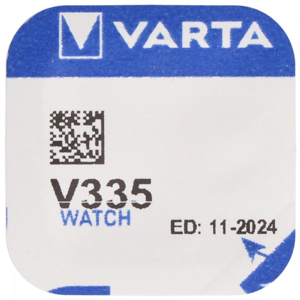 335, pile bouton Varta V335, SR512SW pour montres, etc.