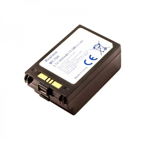 Batterie pour Symbol MC70 Batterie MC70H, 82-71363-03, 82-71365-01, BTRY-MC70EAB00, 3600mAh