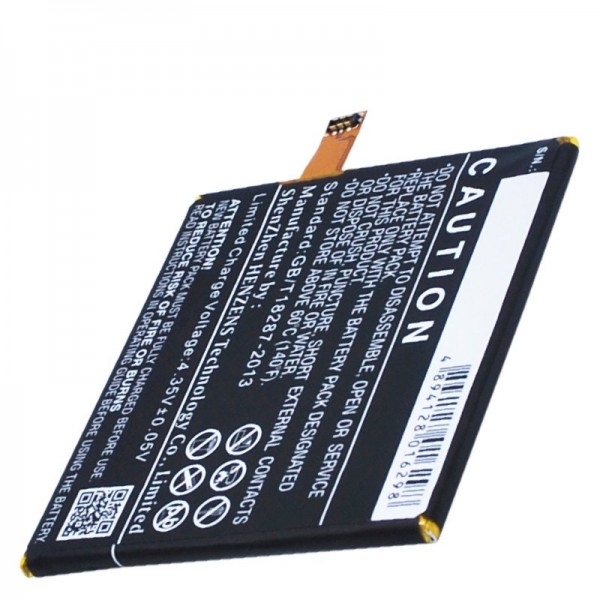 Batterie compatible pour BQ Aquaris E5 HD Édition Ubuntu B24, GYA1407, GYA14072202346 Li-Polymer 3,8 volts 2500mAh