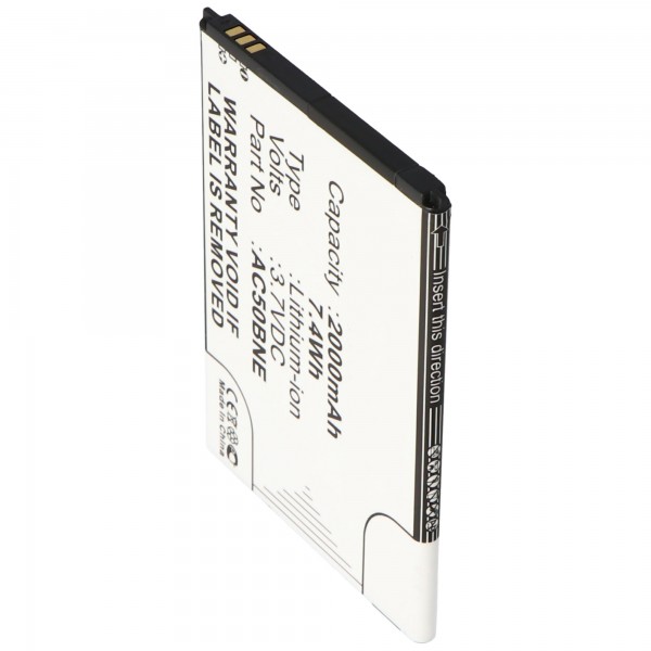 Batterie pour Archos 50b Neon, AC50BNE batterie Neon 50b