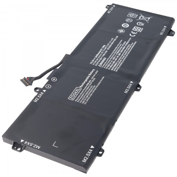 Batterie pour HP ZBook Studio G3, Li-Polymer, 15.2V, 3400mAh, 51.7Wh, intégrée sans outils