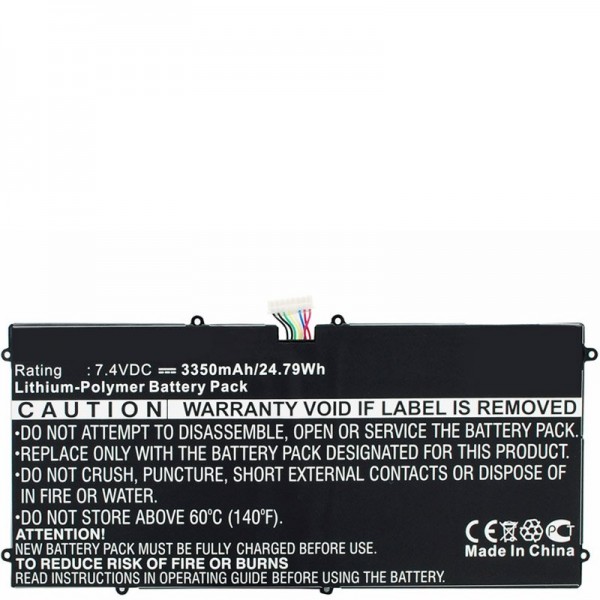 Batterie compatible avec la batterie ASUS TF201 ASUS C21-TF201P avec 3350mAh