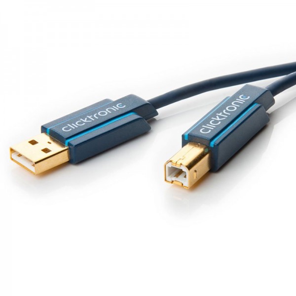 Câble USB 2.0 Câble de données de 1,8 mètre avec la combinaison de connecteurs A / B