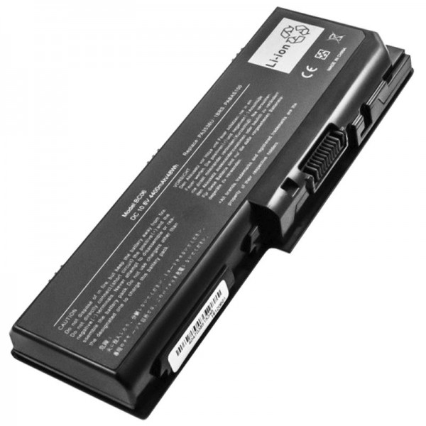 Batterie adaptée pour Toshiba Satellite P200 Batterie P300 avec 4400mAh