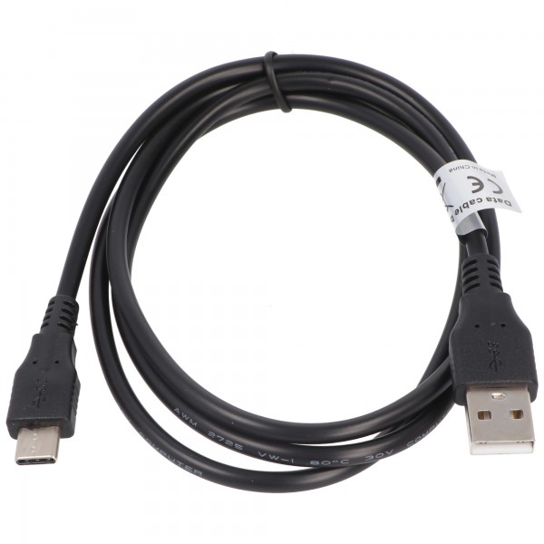 Câble de données AccuCell - 1A USB Type C (USB-C) mâle vers USB A (USB-A 2.0) mâle - 1,0 m