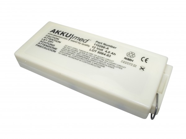 Batterie NiMH pour Welch Allyn, défibrillateur MRL PIC30,40,50 - 001647-U