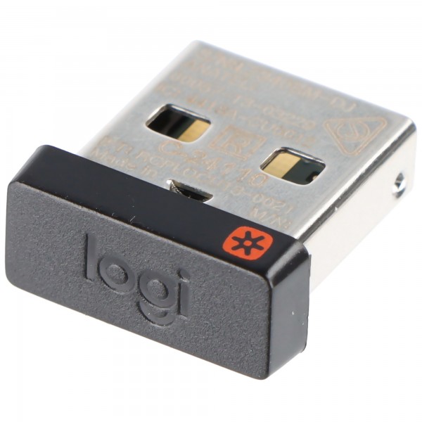 Récepteur USB Logitech, sans fil, unificateur pour claviers, souris, vente au détail