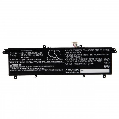 Batterie adaptée pour Asus Zenbook UX392FN, ZenBook S13 UX392FN, C31N1821, C31POJH, 0B200-03210100 11.55 volts 4150mAh 47.93Wh