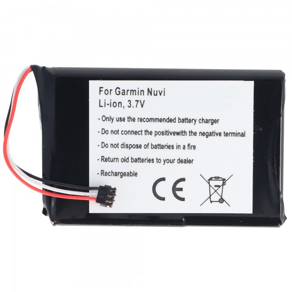 Batterie de remplacement pour batterie Garmin Nüvi 2300 type 361-00035-00