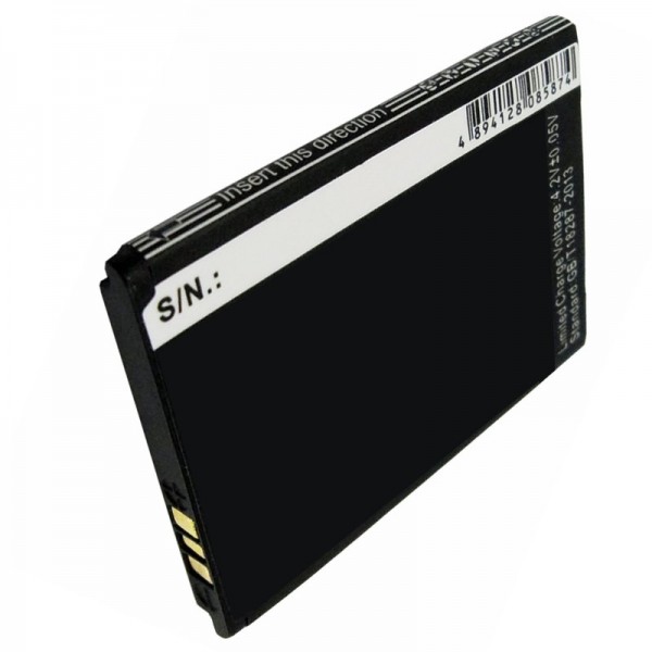 Batterie AccuCell compatible avec la batterie WiKo Buzzer, la batterie Wiko Soap
