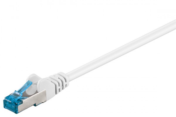 Câble patch Goobay CAT 6A, S/FTP (PiMF), blanc