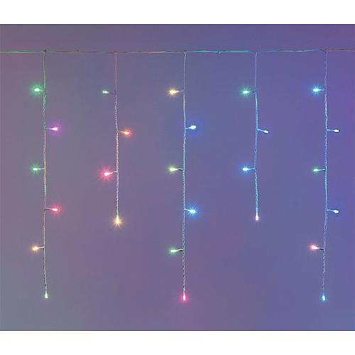 Guirlande lumineuse LED pluie verglaçante 180 flg.RGB 48126