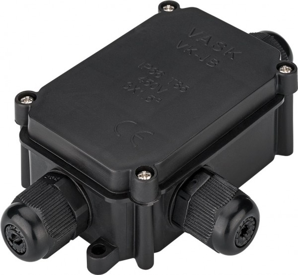 Goobay IP-66 boîtier de protection pour borniers PG9 - coffre-fort pour connecter en toute sécurité 3 câbles