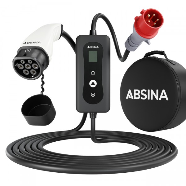 Absina Mobile Wallbox 11kW, Type 2 et CCS, 480V CEE, pour