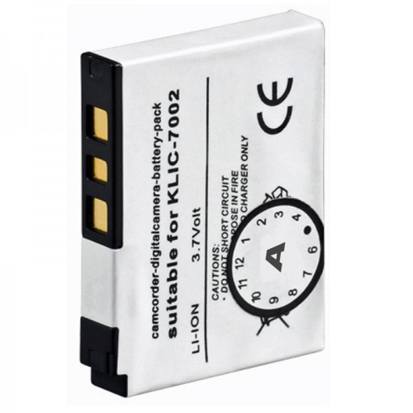 Batterie AccuCell adaptable sur Kodak Klic-7002, EasyShare V530